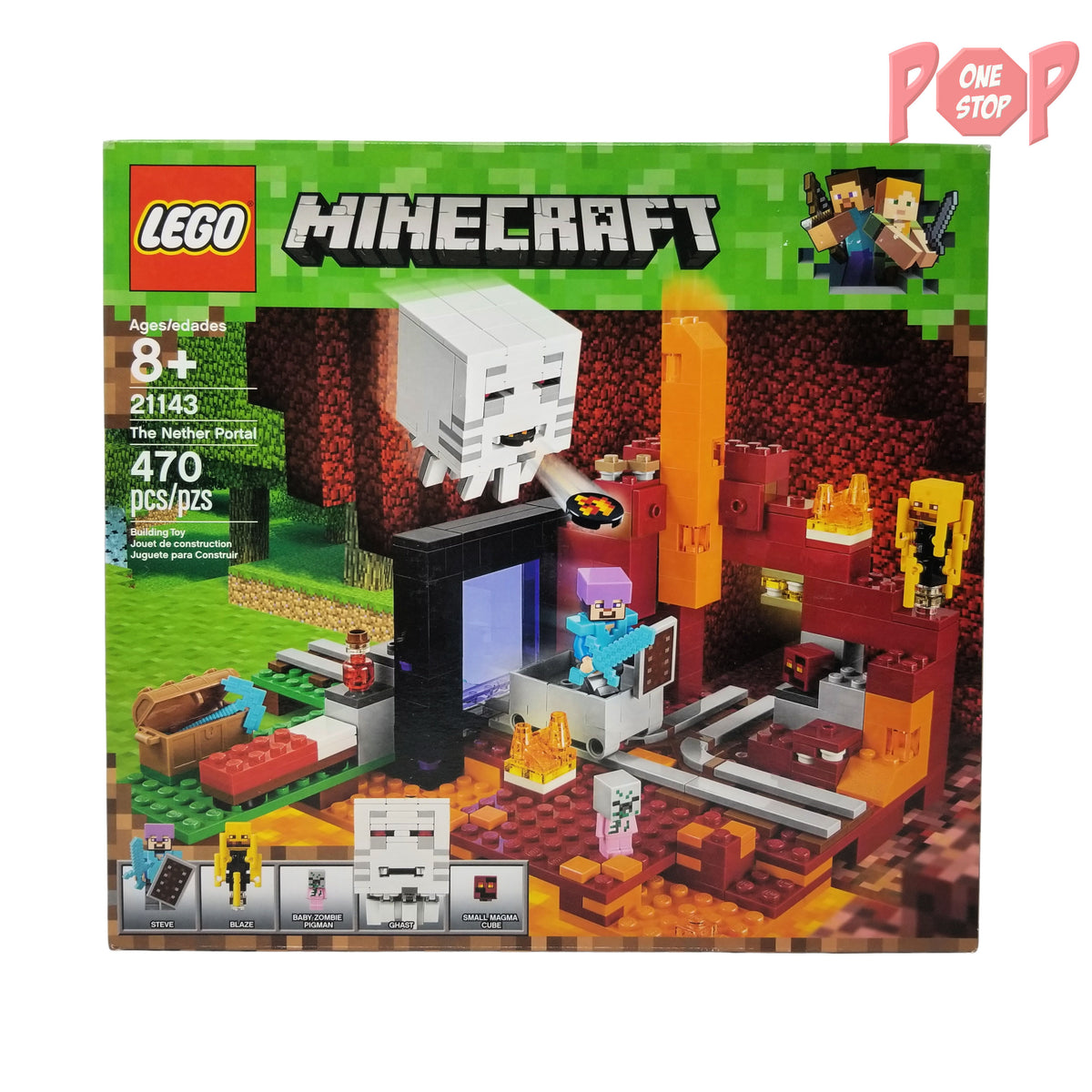 Lego Minecraft The Nether Portal 21143 Pop One Stop