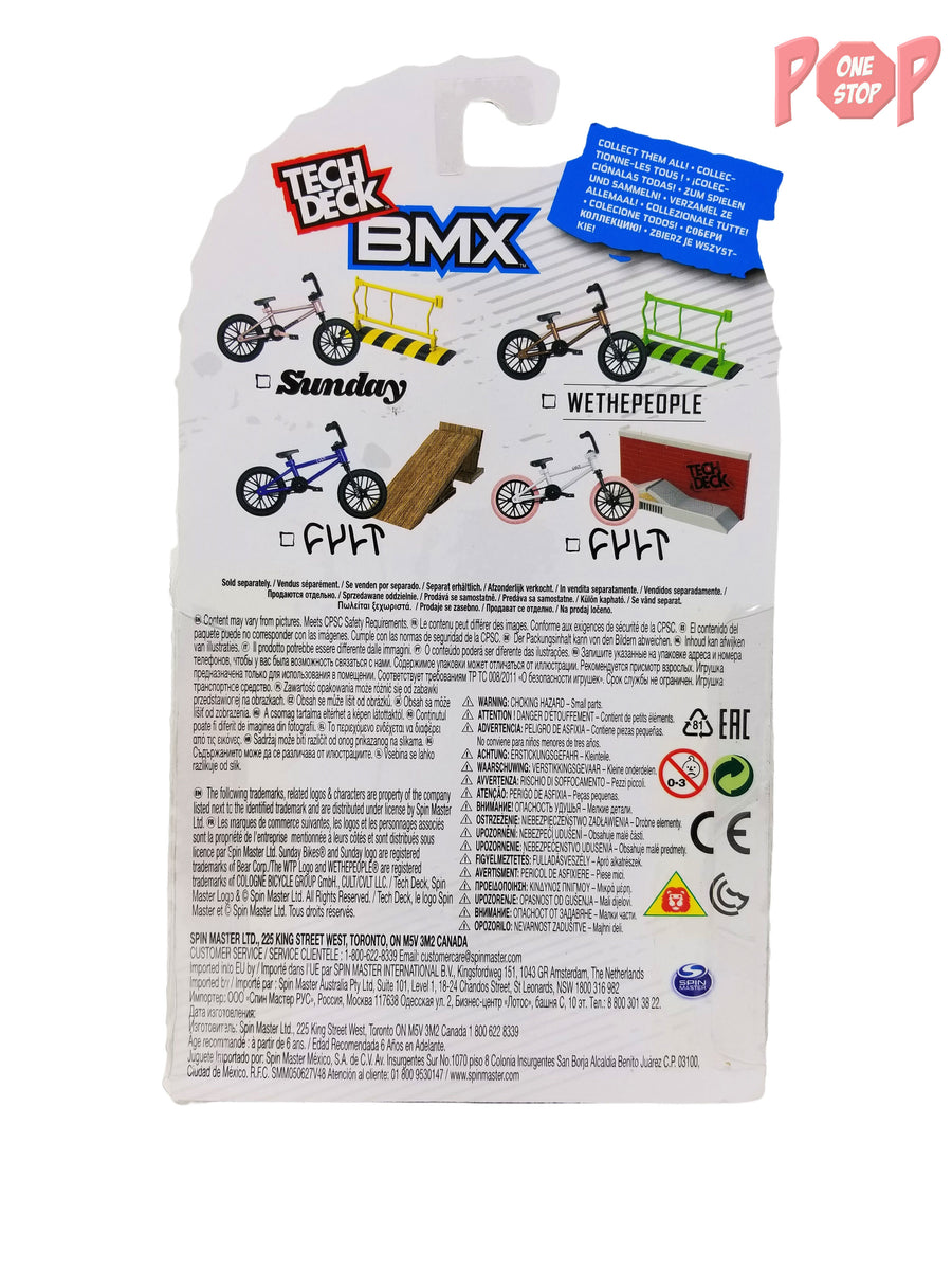 Tech Deck - BMX Bike Shop with Accessories and Storage Container - Cult  Bikes - Silver/Blue