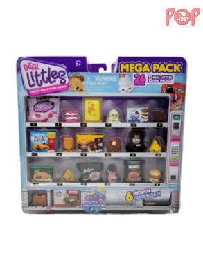 SHOPKINS REAL LITTLES MEGA PACK UNBOXING! VENDING MACHINE