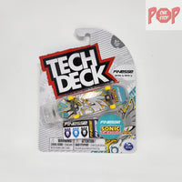 Tech Deck Series 13 - Sonic the Hedgehog Silver Finesse Fingerboard Skateboard (Ultra Rare)