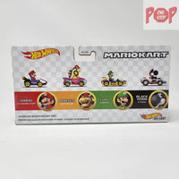 Hot Wheels - Mario Kart - 4 Pack (Mario, Bowser, Luigi, Black Yoshi)