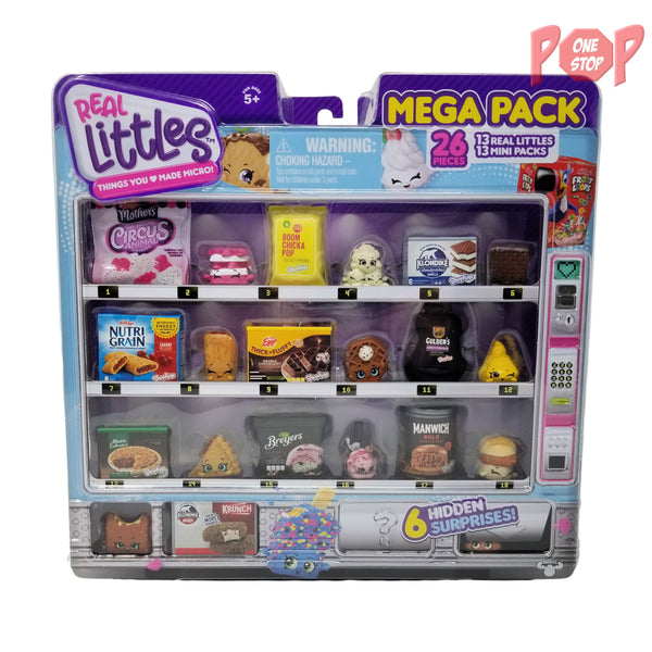 Shopkins Real Littles Micro Mart Mega Pack 26 Pieces mac & cheese, Club  crackers