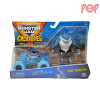 Monster Jam Creatures - Megalodon & Big Tooth - Vehicle/Figure Set