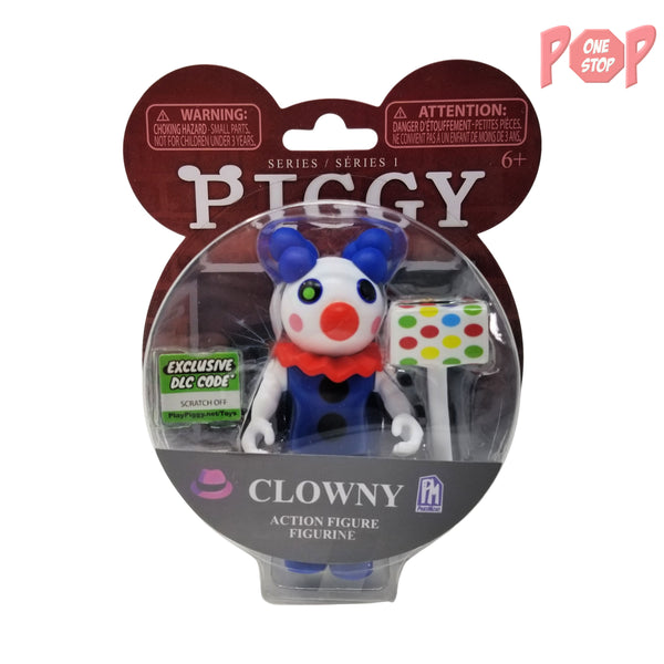 PIGGY Roblox Collectible Plush Series 1 - Clowny, Piggy and Tigry (one  item)