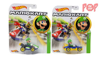 Hot Wheels Mario Kart Luigi Standard Kart & Mach 8 Kart 2 Pack